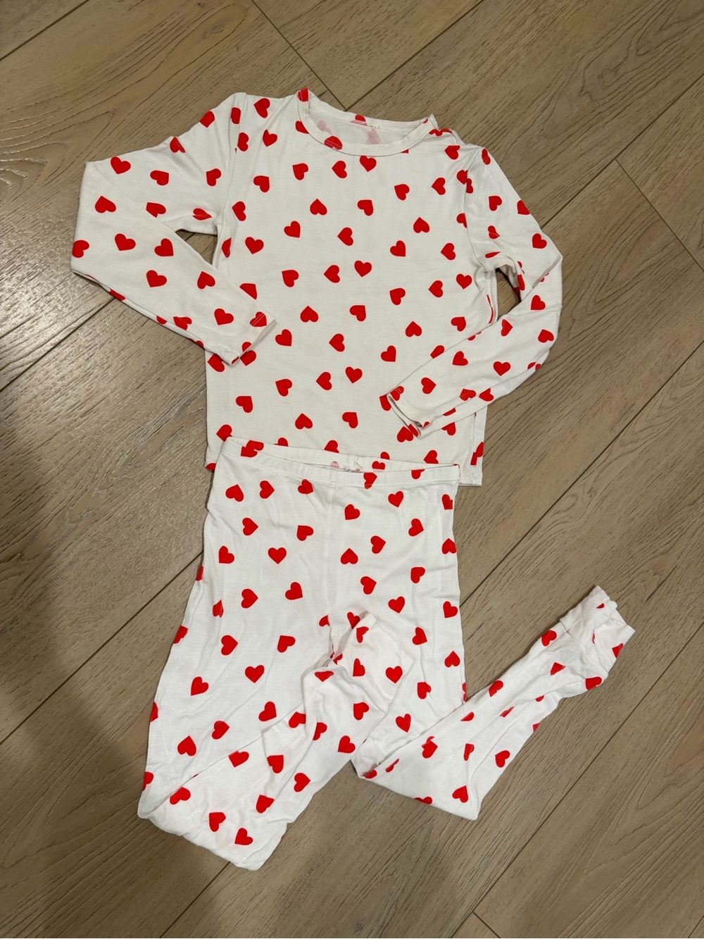 Skims kids Heart Pajama Set